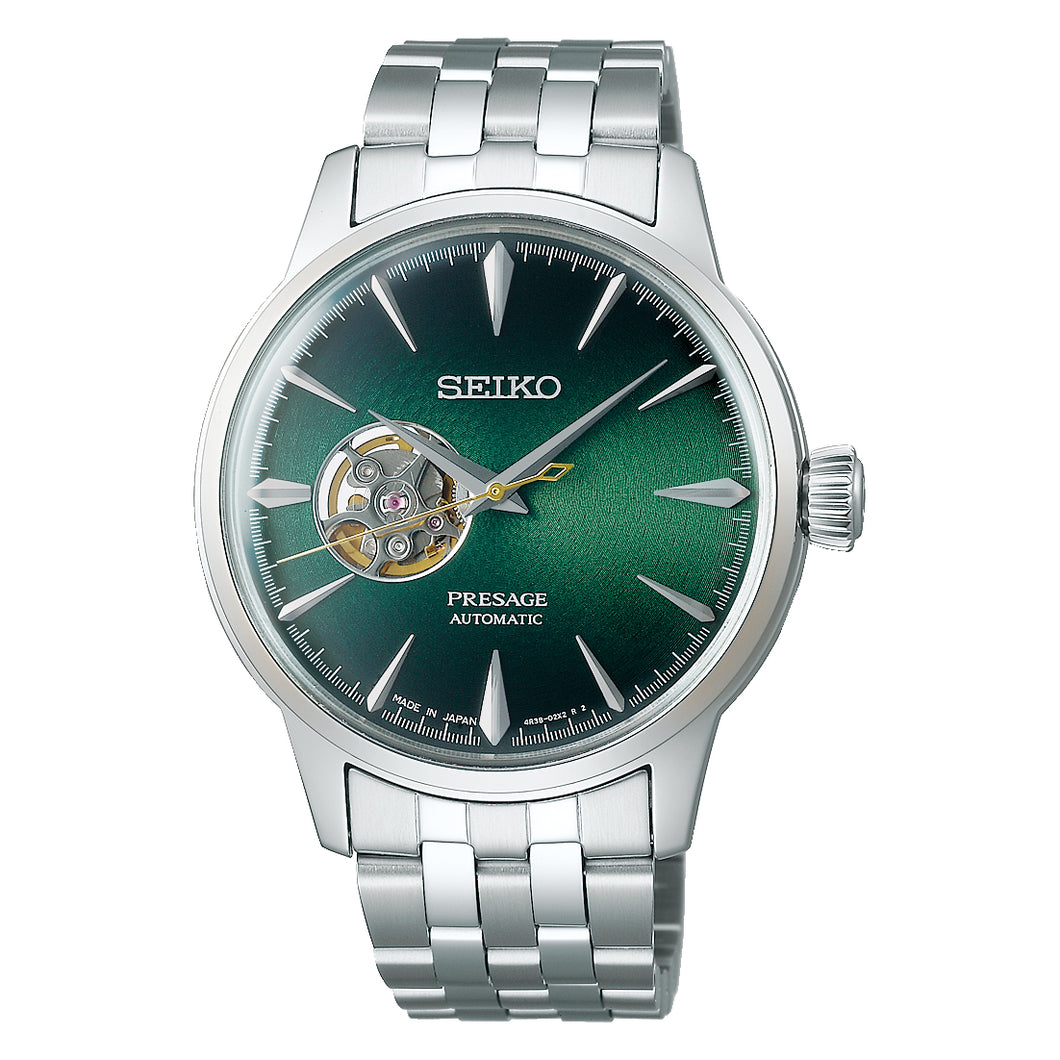 Seiko Presage (Japan Made) Automatic Cocktail Time Open Heart Watch SSA441J1