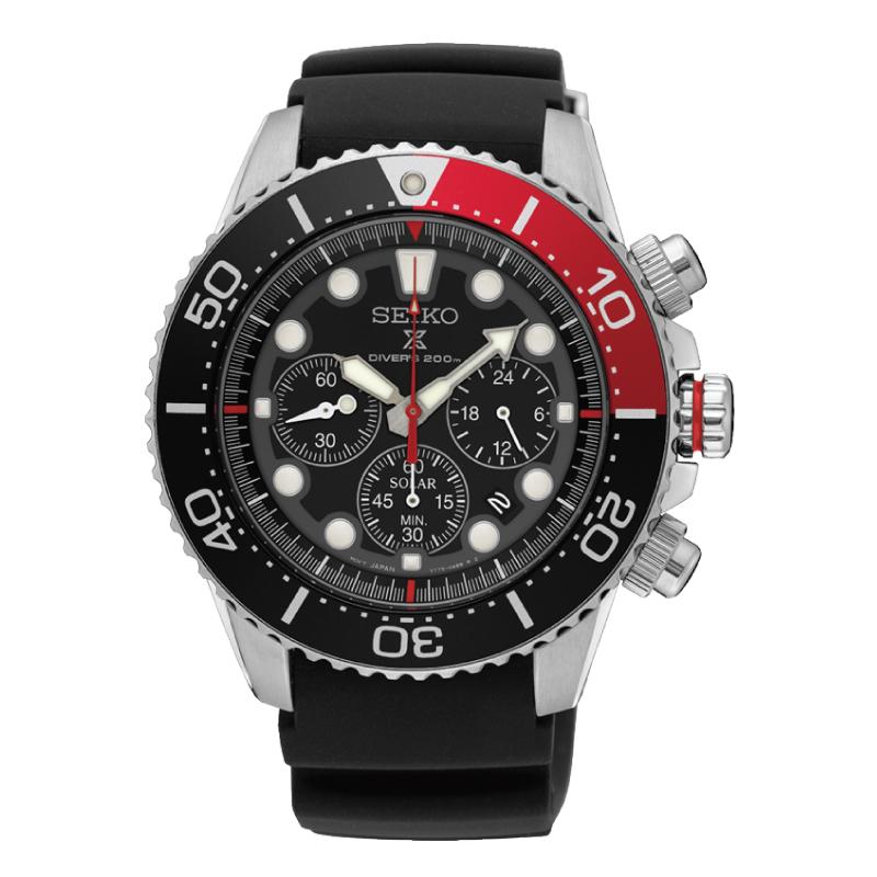 Seiko Prospex Sea Series Air Diver's Automatic Black Silicone Strap Watch SSC617P1