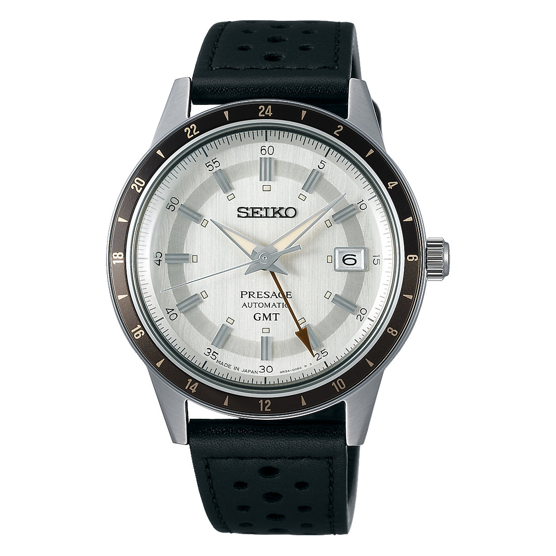 Seiko Presage (Japan Made) Automatic GMT Style60's Watch SSK011J1