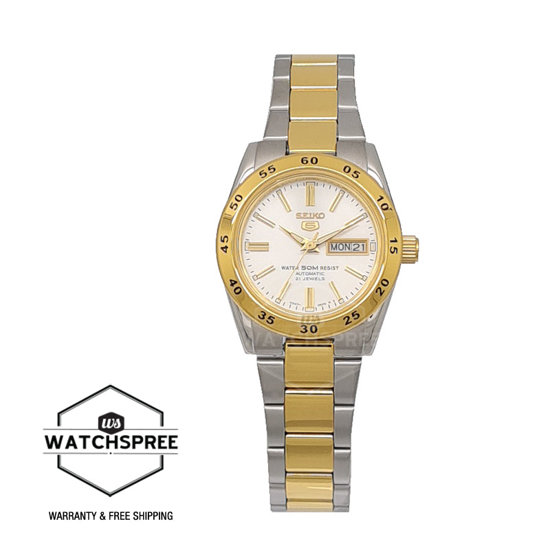 Seiko Ladies' 5 Automatic Two-Tone Stainless Steel Band Watch SYMG42K1 (LOCAL BUYERS ONLY)