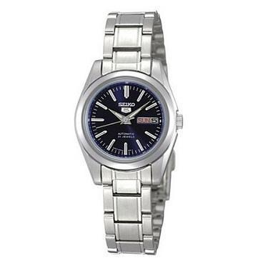 Seiko 5 WomenÕs Automatic Silver Stainless Steel Band Watch SYMK15K1