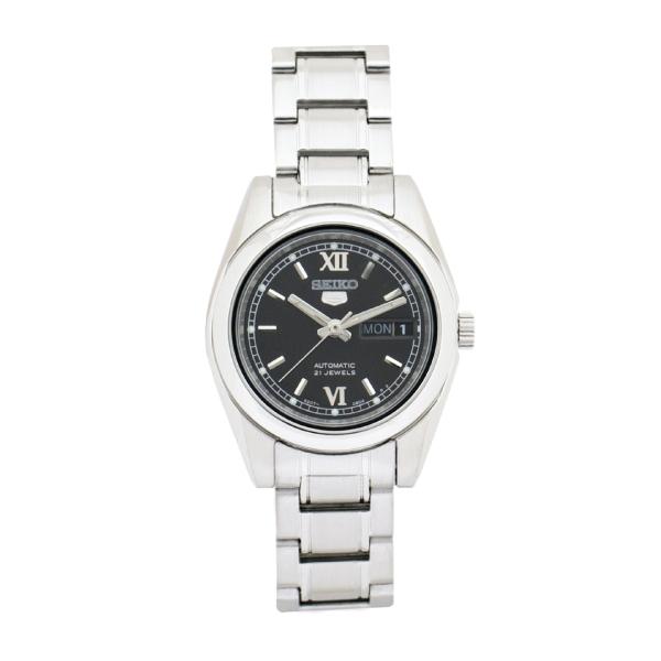 Seiko Women's Automatic Silver Stainless Steel Band Watch SYMK27K1