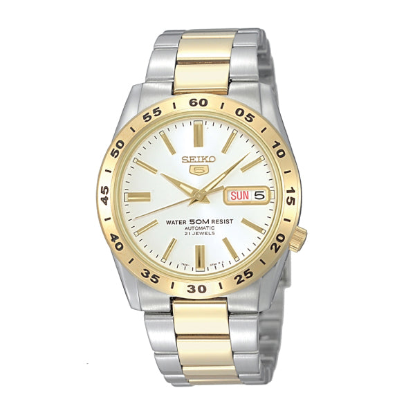 Seiko 5 Automatic Two-tone Stainless Steel Band Watch SNKE04K1 Watchspree