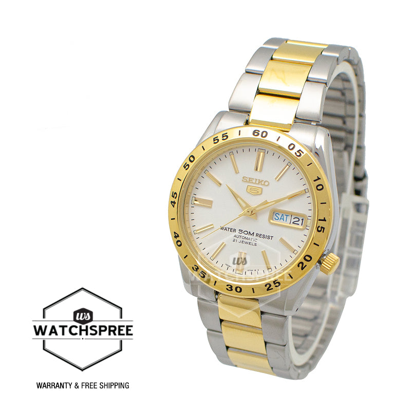 Seiko 5 Automatic Two-tone Stainless Steel Band Watch SNKE04K1 Watchspree
