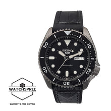 Load image into Gallery viewer, Seiko 5 Sport Automatic Black Silicone Strap Watch SRPD65K3 (LOCAL BUYERS ONLY) Watchspree

