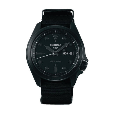 Seiko 5 Sports Automatic Black Nylon Strap Watch SRPE69K1 (LOCAL BUYERS ONLY) Watchspree