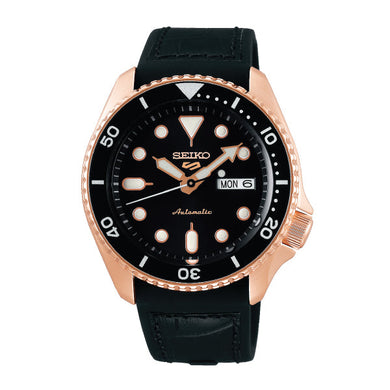 Seiko 5 Sports Automatic Black Silicone Strap Watch SRPD76K1 (LOCAL BUYERS ONLY) Watchspree