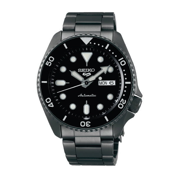 Seiko 5 Sports Automatic Black Stainless Steel Band Watch SRPD65K1 (LOCAL BUYERS ONLY) Watchspree