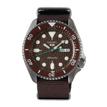 Load image into Gallery viewer, Seiko 5 Sports Automatic Brown Nylon Strap Watch SRPD85K1 (LOCAL BUYERS ONLY) Watchspree

