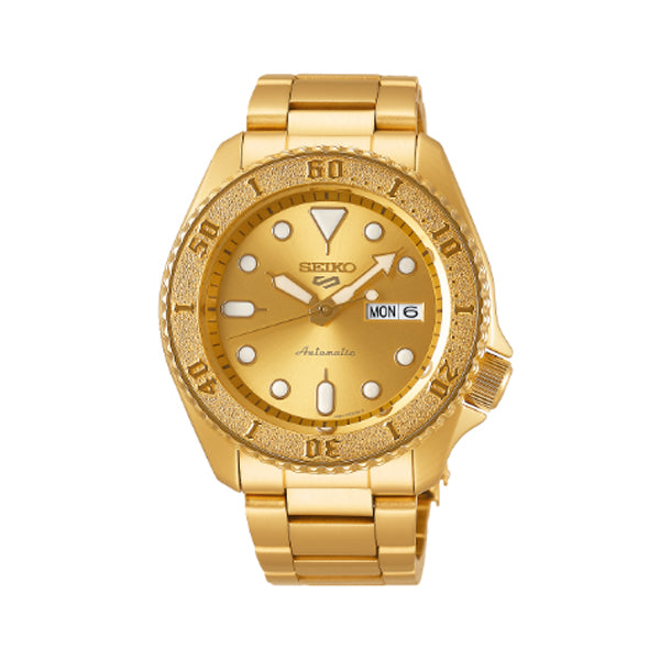 Seiko 5 Sports Automatic Gold Stainless Steel Band Watch SRPE74K1 (LOCAL BUYERS ONLY) Watchspree