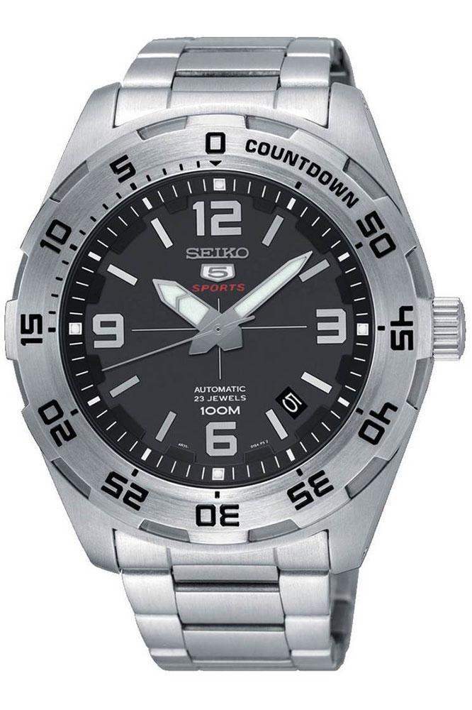 Seiko 5 Sports Automatic Silver Stainless Steel Band Watch SRPB79K1 Watchspree
