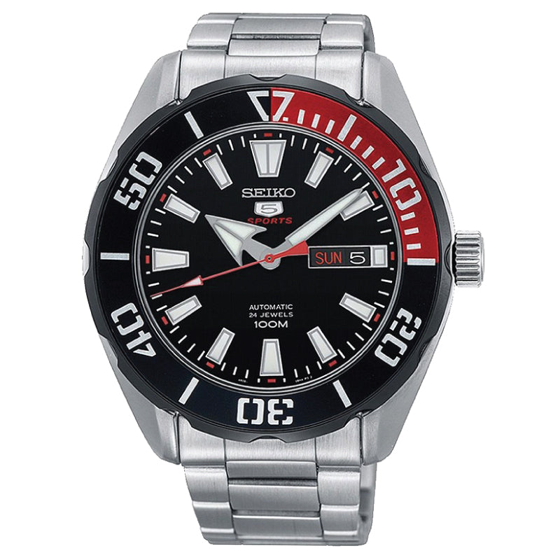 Seiko 5 Sports Automatic Silver Stainless Steel Band Watch SRPC57K1 (LOCAL BUYERS ONLY) Watchspree