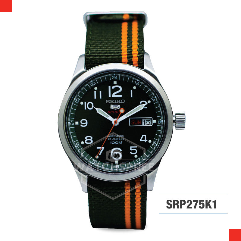 Seiko 5 Sports Automatic Watch SRP275K1 Watchspree