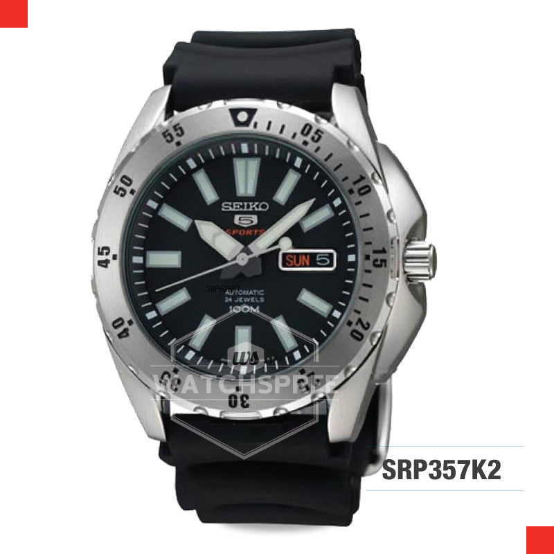 Seiko 5 Sports Automatic Watch SRP357K2 Watchspree