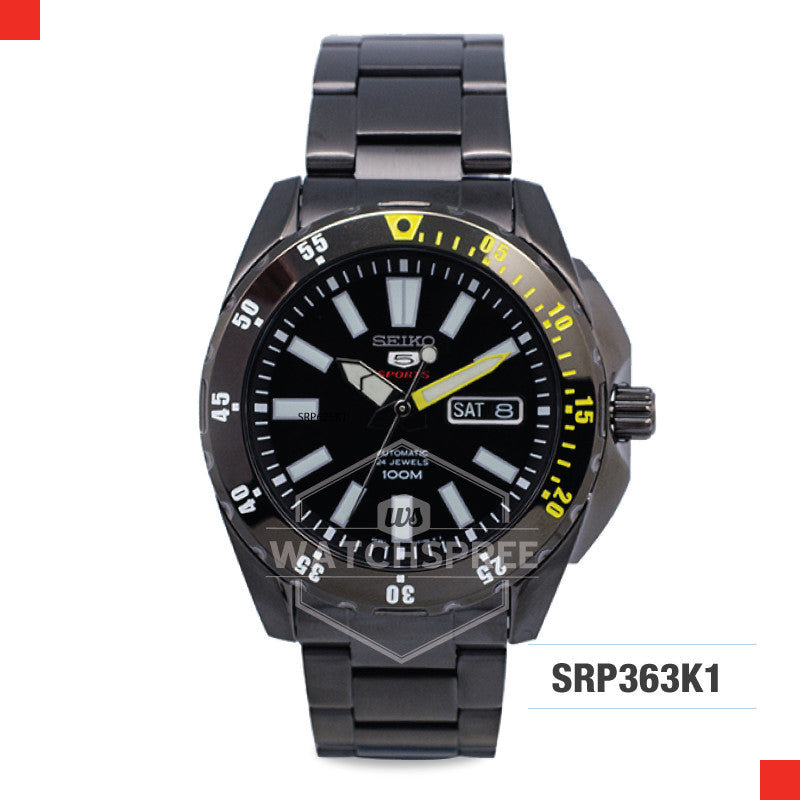 Seiko 5 Sports Automatic Watch SRP363K1 Watchspree