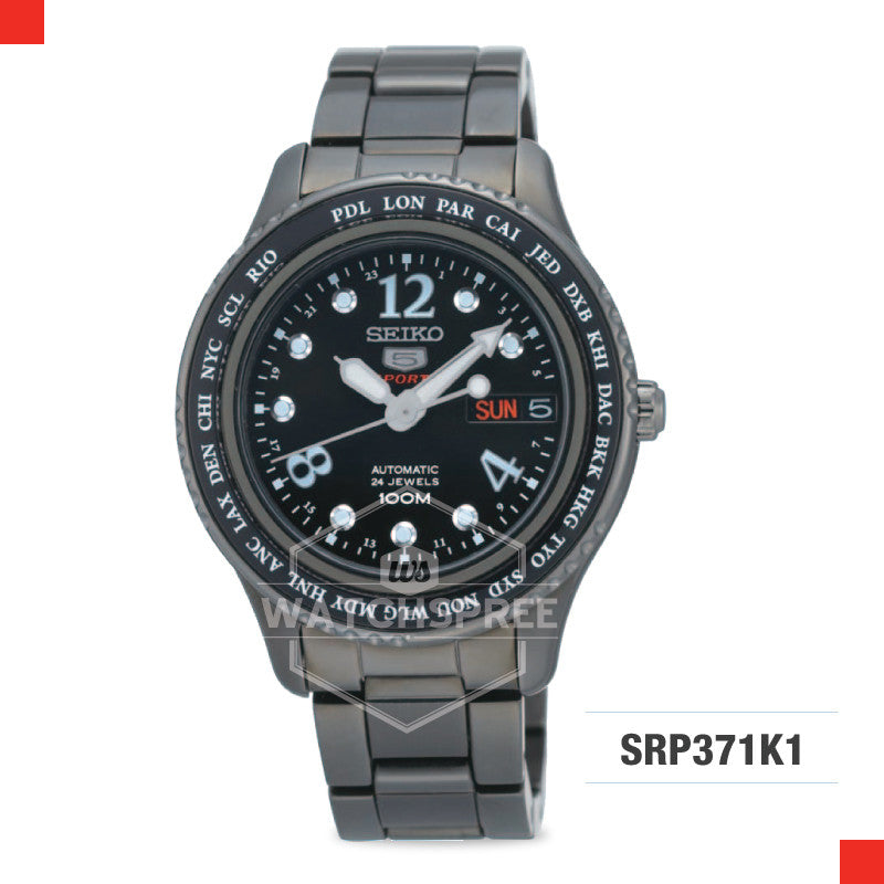 Seiko 5 Sports Automatic Watch SRP371K1 Watchspree