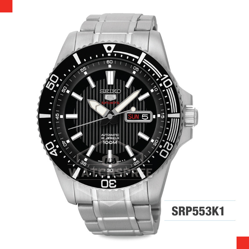 Seiko 5 Sports Automatic Watch SRP553K1 Watchspree
