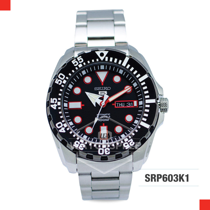 Seiko 5 Sports Automatic Watch SRP603K1 Watchspree