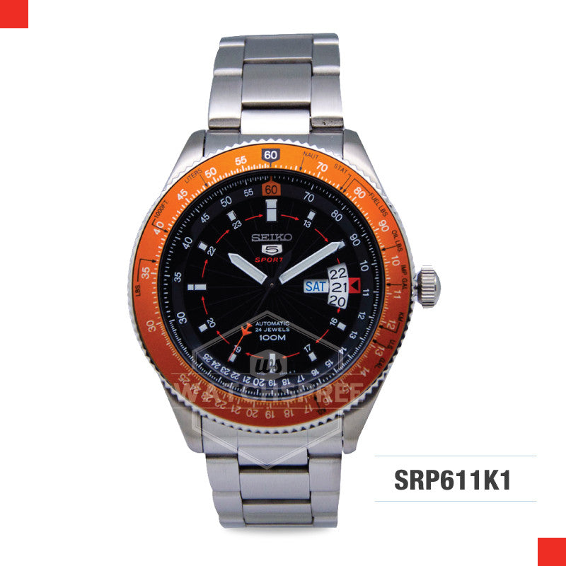 Seiko 5 Sports Automatic Watch SRP611K1 Watchspree