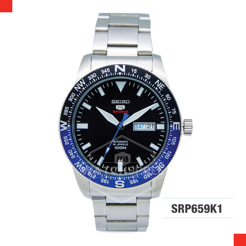 Seiko 5 Sports Automatic Watch SRP659K1 Watchspree