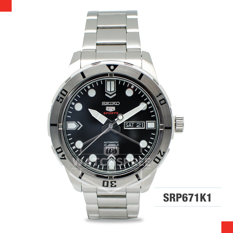 Seiko 5 Sports Automatic Watch SRP671K1 Watchspree