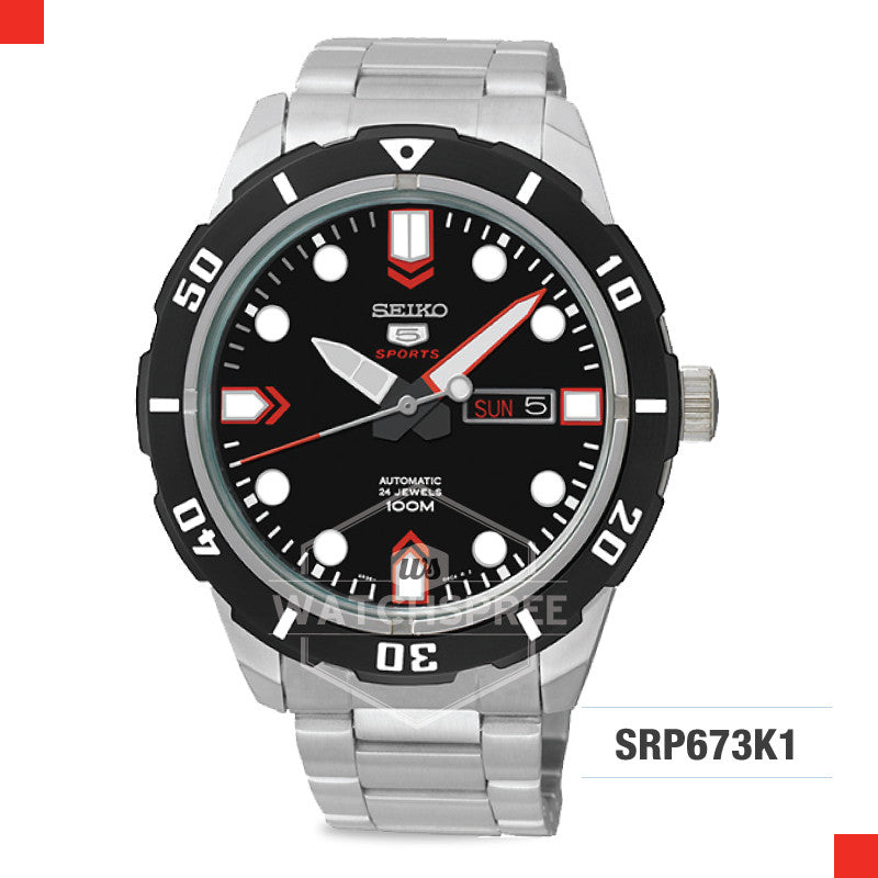 Seiko 5 Sports Automatic Watch SRP673K1 Watchspree