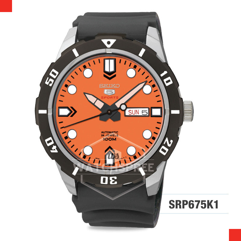 Seiko 5 Sports Automatic Watch SRP675K1 Watchspree
