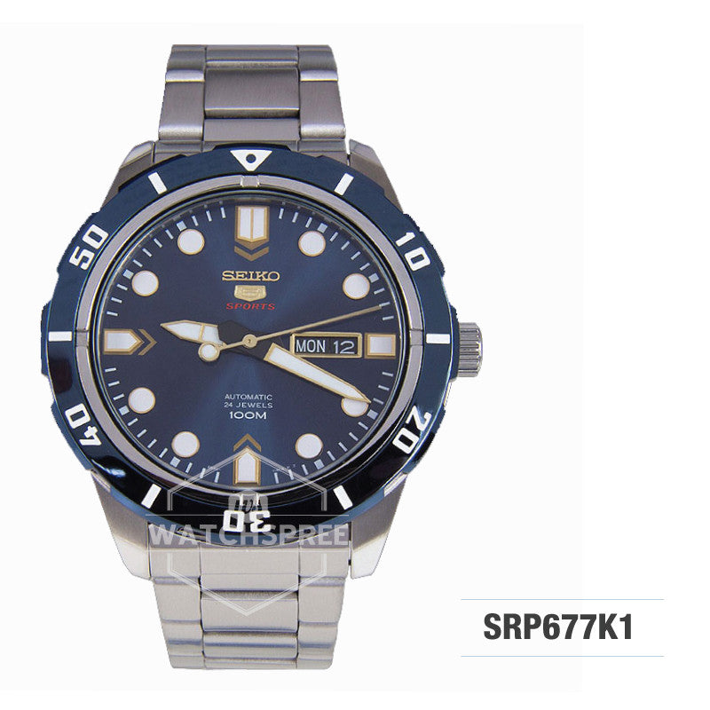Seiko 5 Sports Automatic Watch SRP677K1 Watchspree