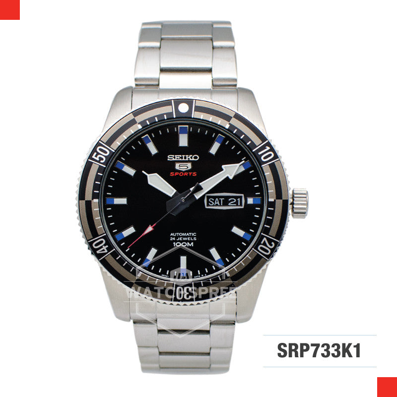 Seiko 5 Sports Automatic Watch SRP733K1 Watchspree