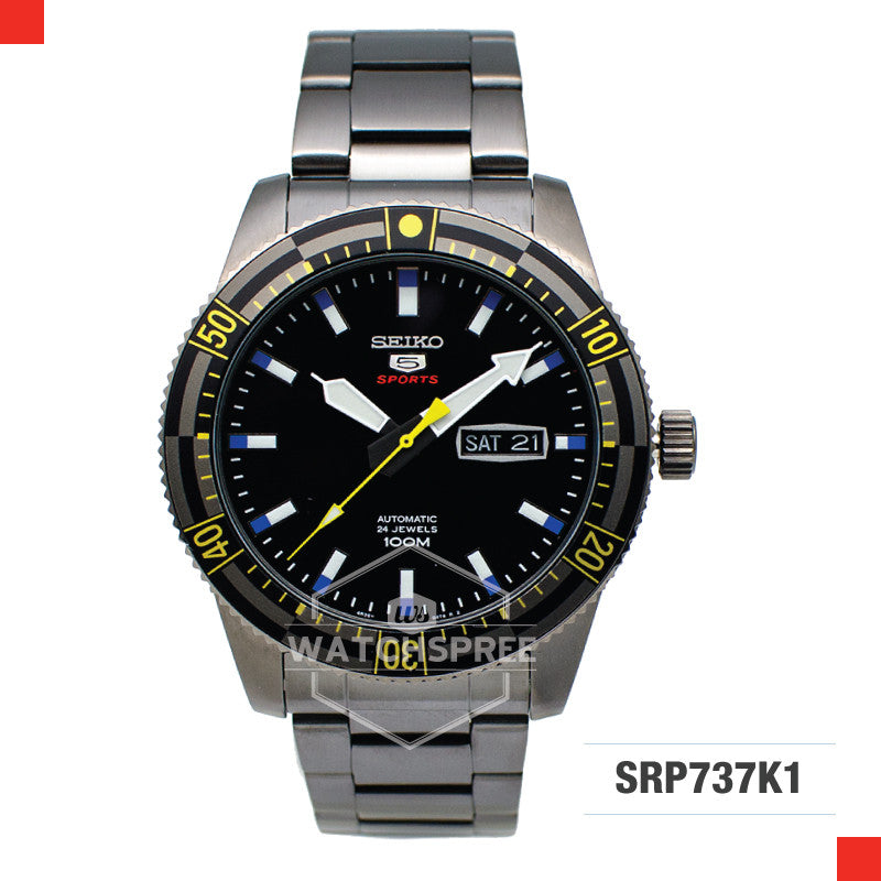 Seiko 5 Sports Automatic Watch SRP737K1 Watchspree