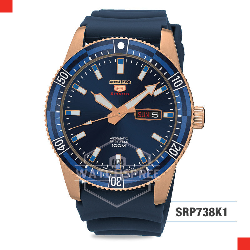Seiko 5 Sports Automatic Watch SRP738K1 Watchspree