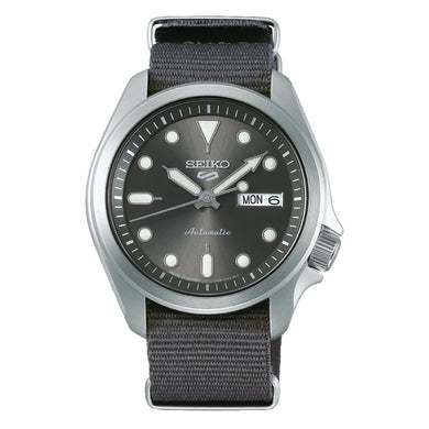 Seiko 5 Sports (Japan Made) Automatic Grey Nylon Strap Watch SBSA051 SBSA051J (LOCAL BUYERS ONLY) Watchspree
