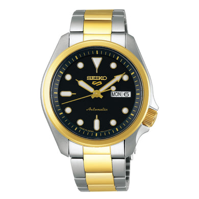Seiko 5 Sports (Japan Made) Automatic Two Tone Stainless Steel Band Watch SBSA050 SBSA050J (LOCAL BUYERS ONLY) Watchspree