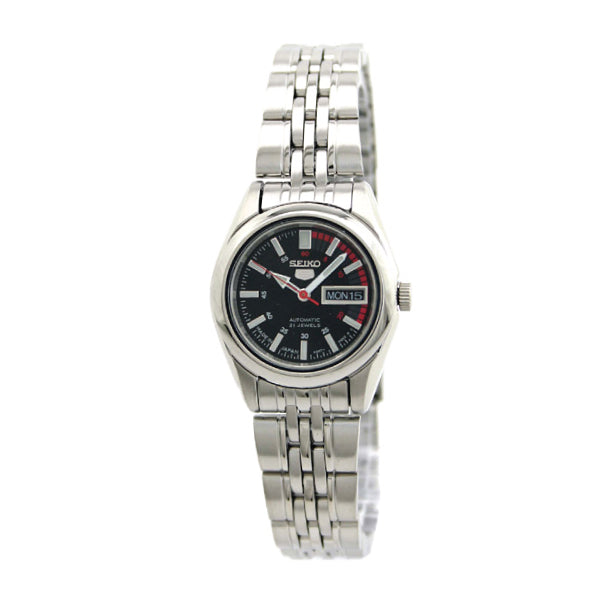 Seiko 5 Women's (Japan Made) Automatic Silver Stainless Steel Band Watch SYMA43J1 Watchspree