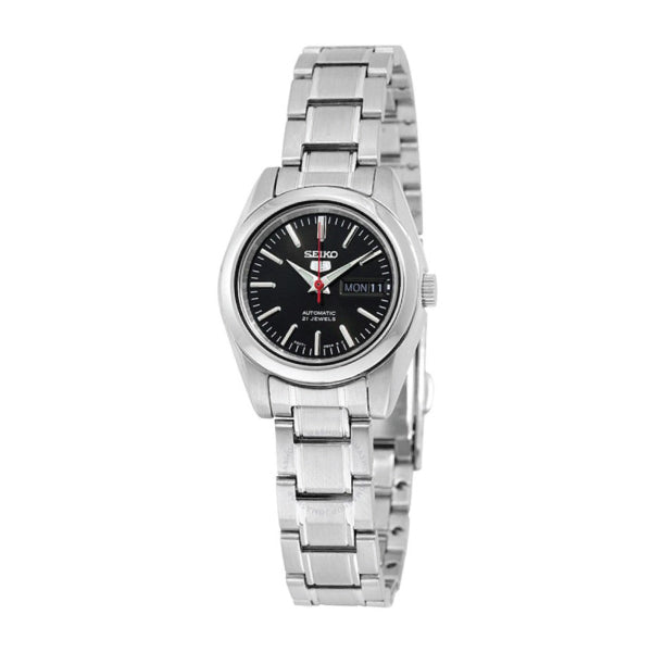 Seiko 5 Women's (Japan Made) Automatic Silver Stainless Steel Band Watch SYMK17J1 Watchspree