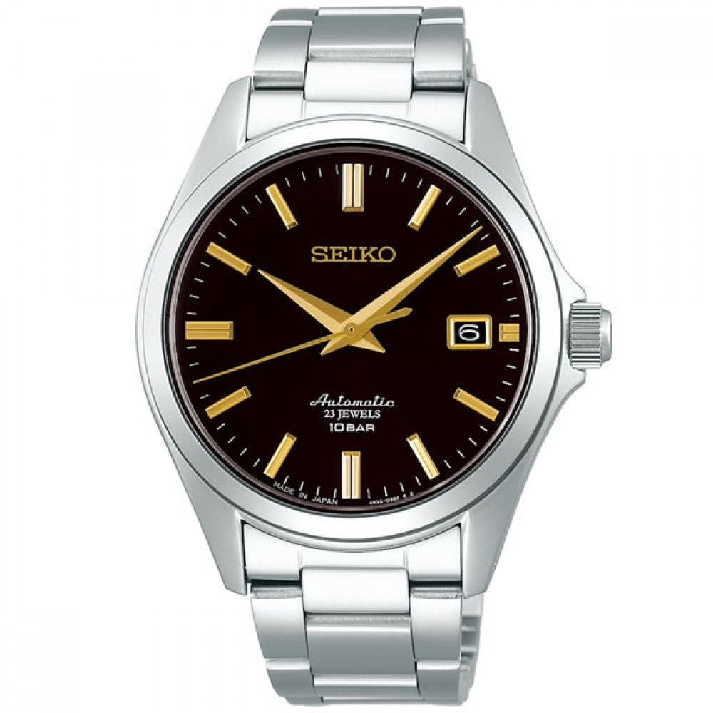 [WatchSpree] Seiko Mechanical (Japan Made) Automatic Silver Stainless Steel Band Watch SZSB014 SZSB014J