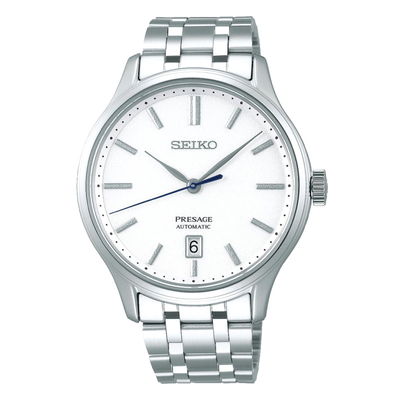 Seiko Presage (Japan Made) Automatic Silver Stainless Steel Band Watch SARY139 SARY139J (LOCAL BUYERS ONLY)