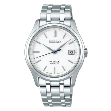 Seiko Presage (Japan Made) Automatic Silver Stainless Steel Band Watch SARY147 SARY147J (LOCAL BUYERS ONLY)