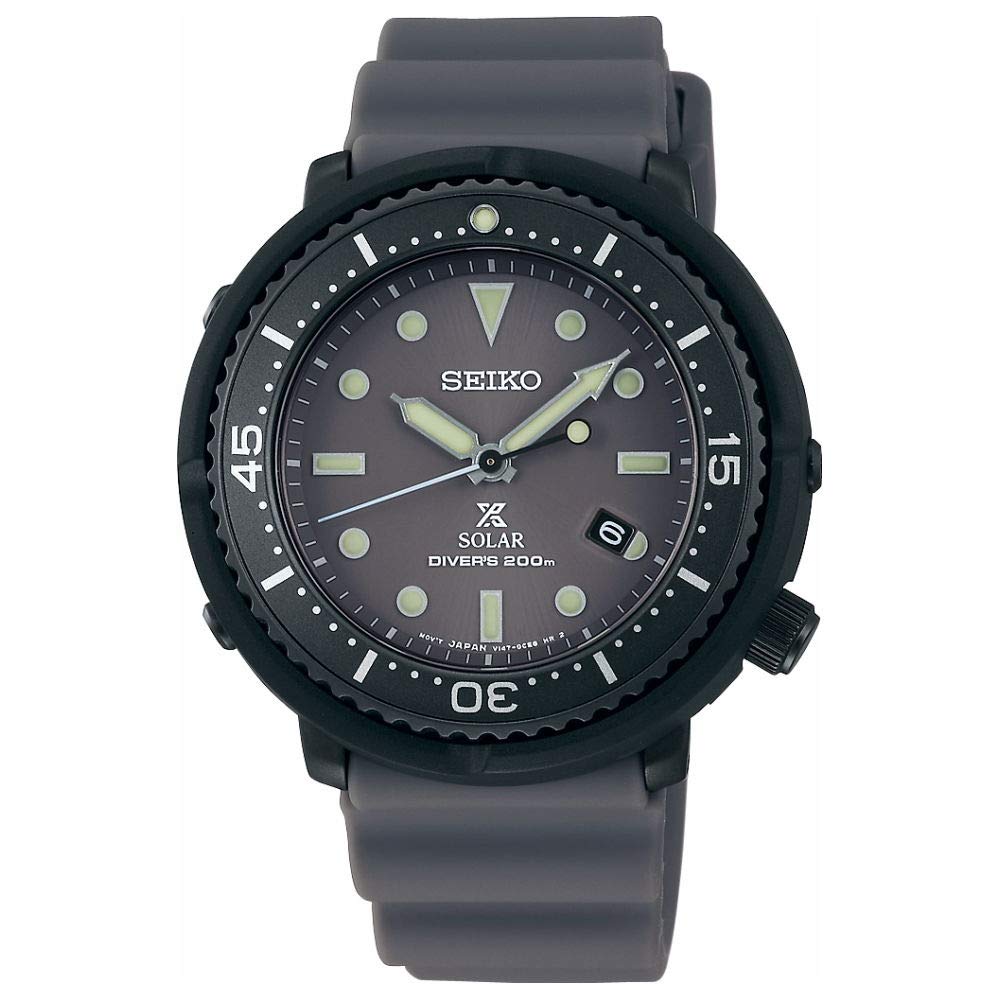 [WatchSpree] Seiko Prospex LOWERCASE Produced Solar Grey Polymer Band Watch STBR023 STBR023J (LOCAL BUYERS ONLY)