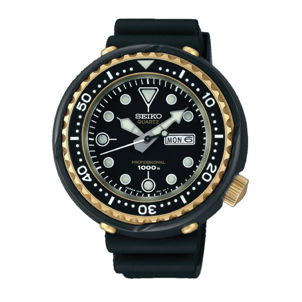 Seiko Prospex (Japan Made) Automatic Professional Marine Master Limited Edition Watch Black Silicone Strap Watch S23626J1 (LOCAL BUYERS ONLY)