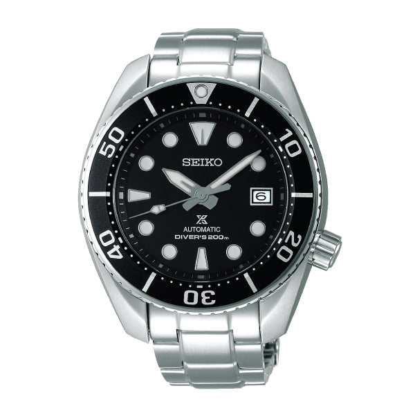 Seiko Prospex (Japan Made) Diver Automatic Silver Stainless Steel Band Watch SPB101J1 