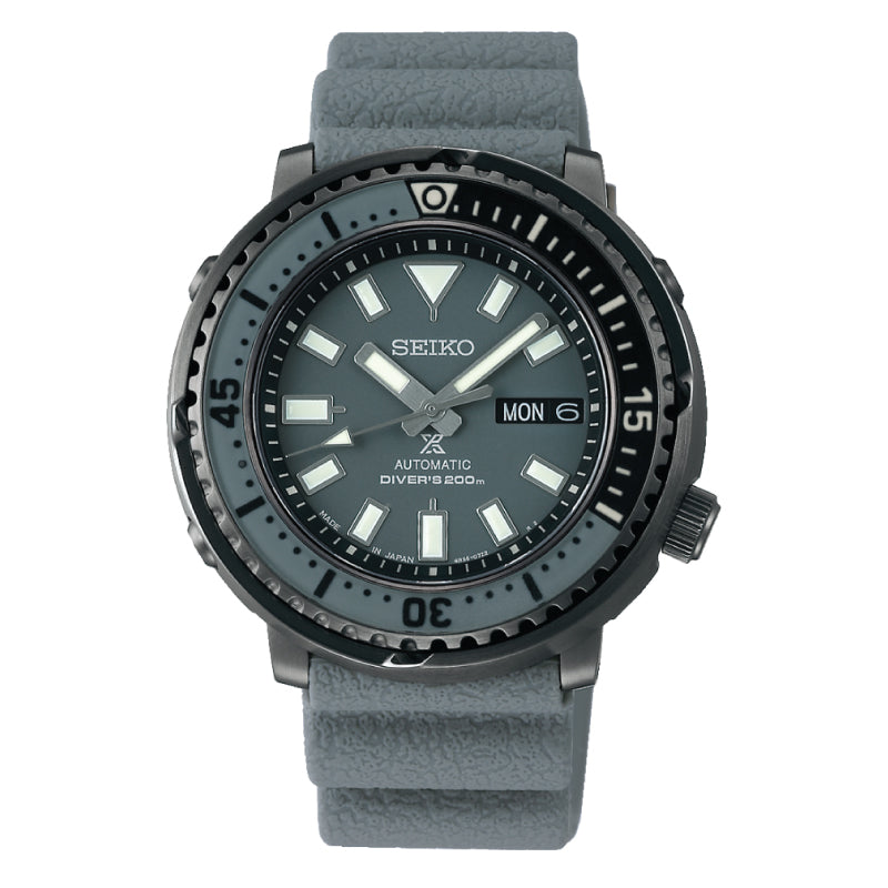 Seiko Prospex (Japan Made) Diver Scuba Automatic Watch Light Grey Silicone Strap Watch SBDY061 SBDY061J (LOCAL BUYERS ONLY)