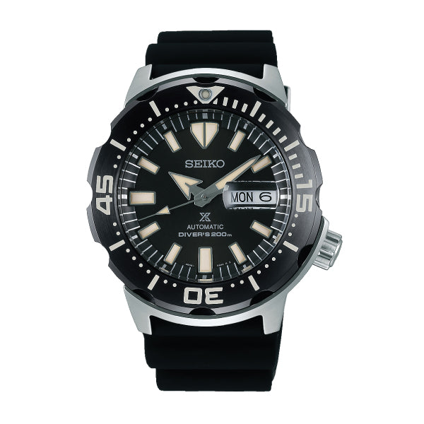 Seiko Prospex Diver Scuba Black Silicone Strap Watch SRPD27K1